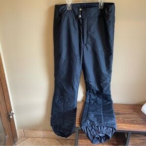 Vintage Men’s Roffe Black Ski Pants Flared Leg Sz 36